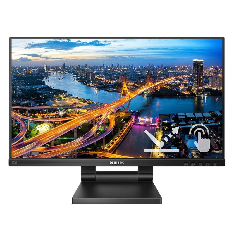 MONITOR PHILIPS LED 21,5" 222B1TC/00 Touch