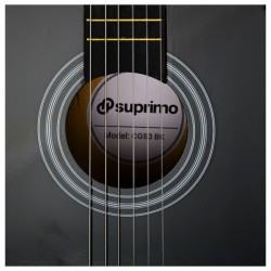 SUPRIMO CGS3 BK - Gitara klasyczna 4/4 czarna do nauki