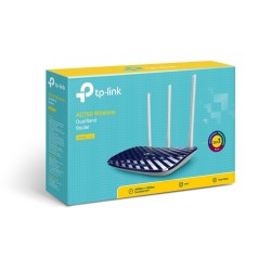TP-Link Archer C20 AC750 V4.0 router bezprzewodowy Fast Ethernet Dual-band (2.4 GHz/5 GHz) Granatowy (marynarski)