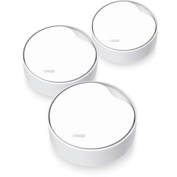 TP-Link DECO X50-PoE(3-PACK) Dual-band (2.4 GHz/5 GHz) Wi-Fi 6 (802.11ax) Biały Wewnętrzne