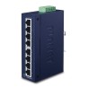 PLANET ISW-801T łącza sieciowe Nie zarządzany L2 Fast Ethernet (10/100) Niebieski