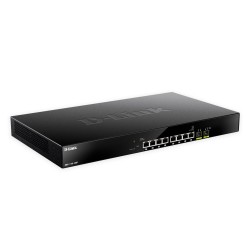 Przełącznik sieciowy D-Link DMS-1100-10TP - Zarządzany - L2 - 2.5G Ethernet (100/1000/2500) - Power over Ethernet (PoE) - Montaż