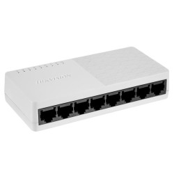 8-portowy plastikowy przełącznik Gigabit Ethernet Hikvision DS-3E0508D-O