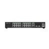Ruijie Networks RG-ES220GS-P łącza sieciowe Zarządzany L2 Gigabit Ethernet (10/100/1000) Obsługa PoE Czarny