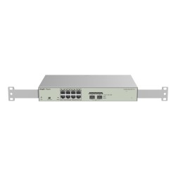 Ruijie Networks RG-NBS3100-8GT2SFP-P-V2 łącza sieciowe Zarządzany L2 Gigabit Ethernet (10/100/1000) Obsługa PoE Metaliczny