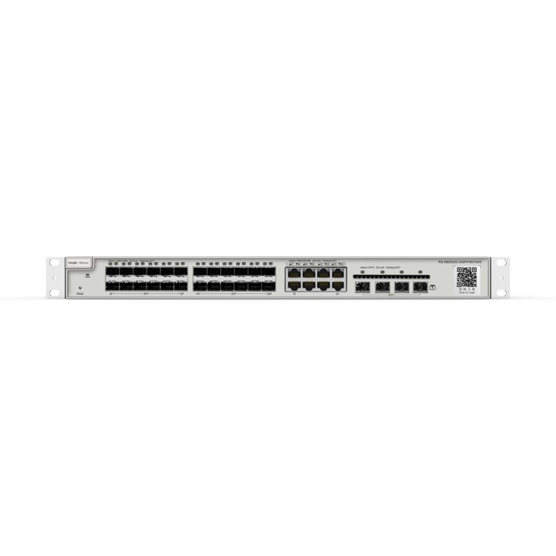 Zarządzalny Switch Reyee L3 8 portów 1Gbit + 24 porty SFP 1Gbit + 4 porty Uplink SFP+ 10Gbit Rack
