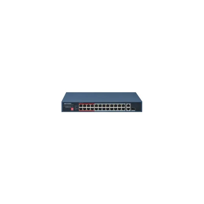Przełącznik POE 24 portów Hikvision DS-3E0326P-E/M(C) Fast Ethernet Unmanaged