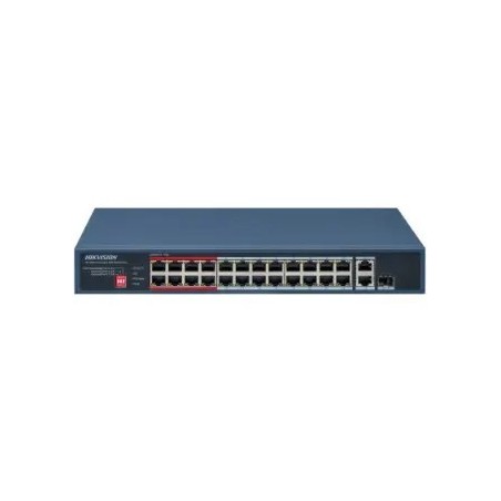 Przełącznik POE 24 portów Hikvision DS-3E0326P-E/M(C) Fast Ethernet Unmanaged