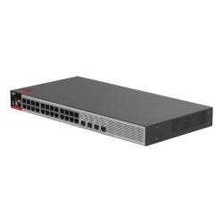 Zarządzalny Switch Ruijie | L2+ | 24 porty 1Gbit + 4 porty SFP 2.5Gbit | 24 porty PoE+ (370W max) | 2 wentylatory, 1 wbudowany