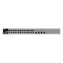 Zarządzalny Switch Ruijie | L2+ | 24 porty 1Gbit + 4 porty SFP 2.5Gbit | 24 porty PoE+ (370W max) | 2 wentylatory, 1 wbudowany