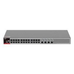 Zarządzalny Switch Ruijie | L2+ | 24 porty 1Gbit + 4 porty SFP 2.5Gbit | 1 wbudowany zasilacz AC | Rack
