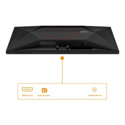 Monitor Certyfikat AOC Q27G42ZE 27" IPS Złącze QHD 16:9 260 Hz 1 ms 2560 x 1440 pikseli 300 cd/m2 Ilość portów HDMI: 1 Czarny