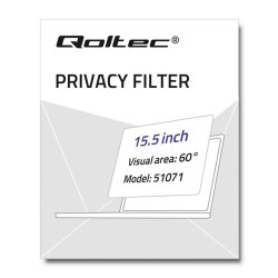 Qoltec 51071 filtr do ekranu 39,4 cm (15.5")