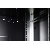 Szafa sieciowa wisząca DYNAmic 19" 9U rack 600x450, drzwi szyba, czarny, niedzielona, złożona, 60kg