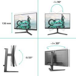 Monitor Philips 68,5cm (27,0") 27M2N3800A 16:09 2xHDMI+DP+USB