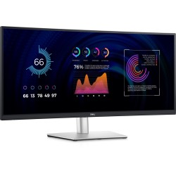 DELL P Series P3424WE monitor komputerowy 86,7 cm (34.1") 3440 x 1440 px 4K Ultra HD LCD Czarny