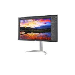 LG 32UP55NP-W monitor komputerowy 80 cm (31.5") 3840 x 2160 px 4K Ultra HD Biały