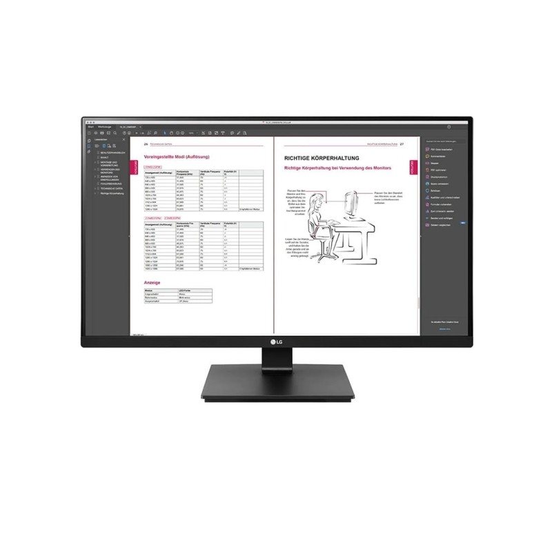 LG 27BN65QP-B monitor komputerowy 68,6 cm (27") 2560 x 1440 px Quad HD LCD Czarny