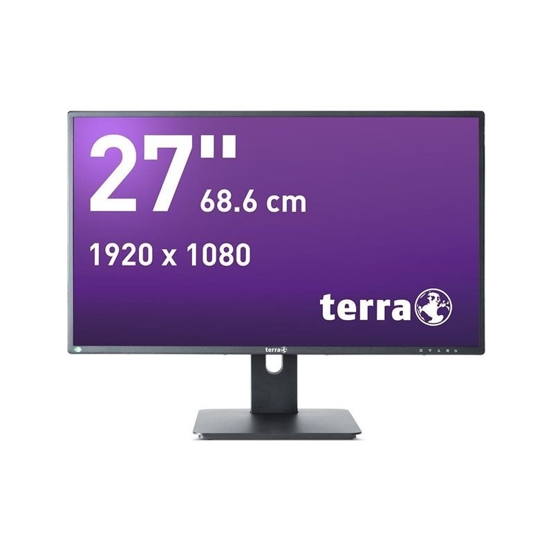 Wortmann AG TERRA 3030207 LED display 68,6 cm (27") 1920 x 1080 px Full HD Czarny