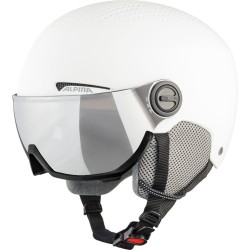 Kask narciarski ALPINA ARBER VISOR Q-LITE WHITE 54-58