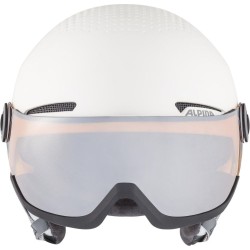 Kask narciarski ALPINA ARBER VISOR Q-LITE WHITE 54-58