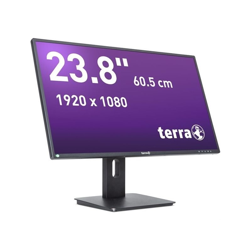 Wortmann AG TERRA 3030206 LED display 60,5 cm (23.8") 1920 x 1080 px Full HD Czarny