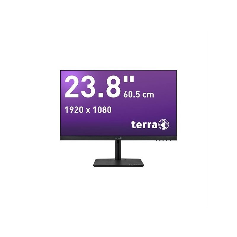 Wortmann AG TERRA 3030221 monitor komputerowy 60,5 cm (23.8") 1920 x 1080 px Full HD LED Czarny