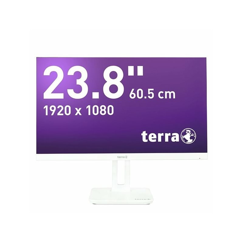 Wortmann AG TERRA 3030222 monitor komputerowy 60,5 cm (23.8") 1920 x 1080 px Full HD LCD Biały