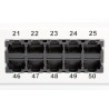 Digitus Panel krosowy (patch panel) ISDN 19" 50x RJ45 (8P4C), LSA poziom, kat.3, nieekranowany, 1U, szary