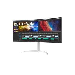 LG 38BQ85C-W monitor komputerowy 95,2 cm (37.5") 3840 x 1600 px Quad HD+ Biały