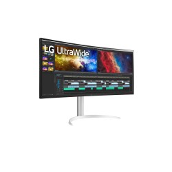 LG 38BQ85C-W monitor komputerowy 95,2 cm (37.5") 3840 x 1600 px Quad HD+ Biały