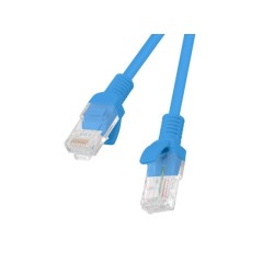 PATCHCORD KAT.5E UTP 0.5M NIEBIESKI FLUKE PASSED LANBERG 10-PACK