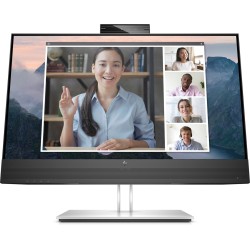 HP E24mv G4 60,5 cm (23.8") 1920 x 1080 px monitor Full HD Czarny, Srebrny