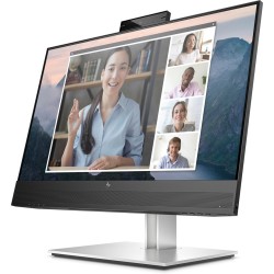 HP E24mv G4 60,5 cm (23.8") 1920 x 1080 px monitor Full HD Czarny, Srebrny