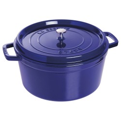Garnek żeliwny okrągły STAUB 40510-286-0 - niebieski 8.35 ltr