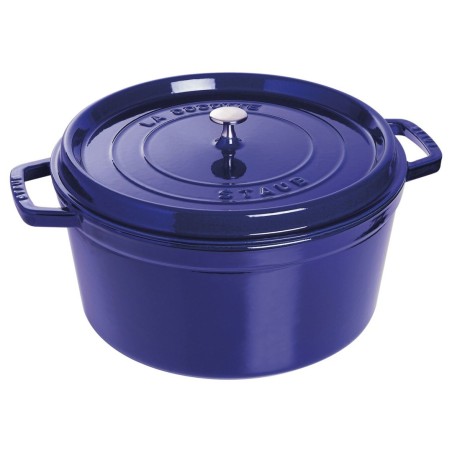 Garnek żeliwny okrągły STAUB 40510-286-0 - niebieski 8.35 ltr