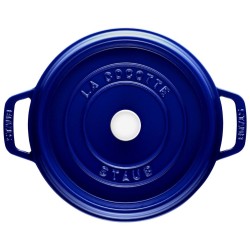 Garnek żeliwny okrągły STAUB 40510-286-0 - niebieski 8.35 ltr