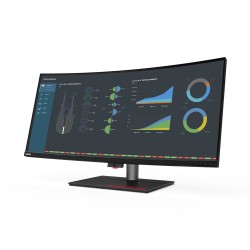 Lenovo ThinkVision P40w-20 LED display 100,8 cm (39.7") 5120 x 2160 px 5K Ultra HD Czarny