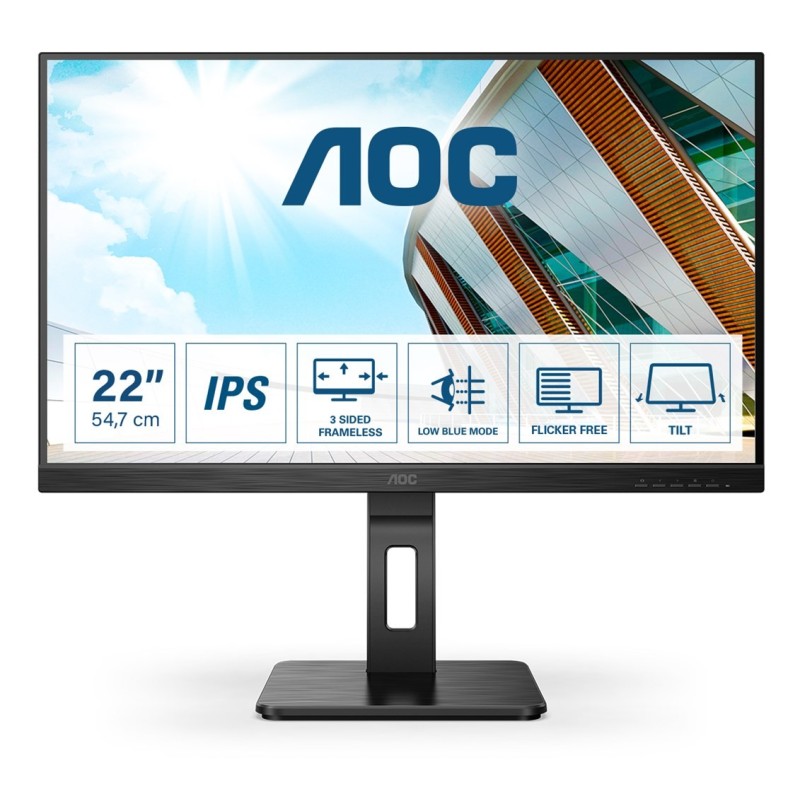 MONITOR AOC LED 21,5" 22P2Q