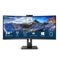 Philips P Line 346P1CRH/00 LED display 86,4 cm (34") 3440 x 1440 px UltraWide Quad HD Czarny