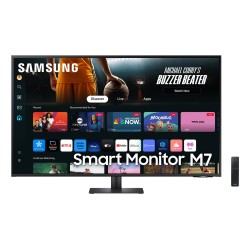 Samsung M70D monitor komputerowy 109,2 cm (43") 3840 x 2160 px 4K Ultra HD LCD Czarny