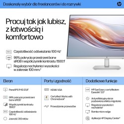 MONITOR HP LED IPS 23,8" 524sh (94C19E9) 100Hz