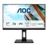 MONITOR AOC LED 27" U27P2CA 68.6 cm (27") 3840 x 2160 pixels 4K Ultra HD LED Czarny