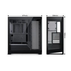 PHANTEKS NV-Serie NV5 MK2 Tempered Glass, DRGB - Satin Black