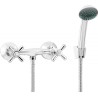 Bateria prysznicowa ścienna z zestawem prysznicowym BOS_041D 5908212087749
