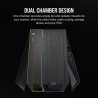 2500X Tempered Glass mATX Mid-Tower, Black