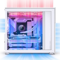 Jonsbo D41 MESH Screen ATX Tempered Glass - white