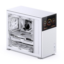 Jonsbo D41 MESH Screen ATX Tempered Glass - white