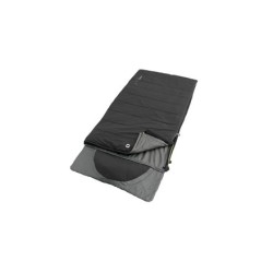 Śpiwór syntetyczny Outwell Contour (190 cm) - midnight black/grey