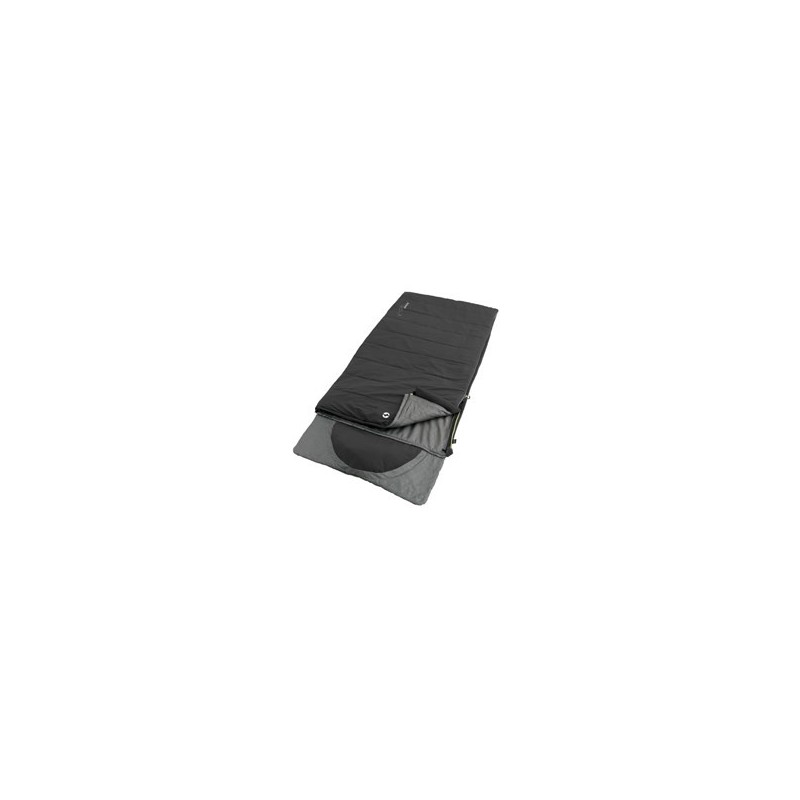 Śpiwór syntetyczny Outwell Contour (190 cm) - midnight black/grey